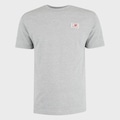 Camiseta New Balance Woven Label Masculina CINZA