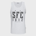 Camiseta Regata Santos SFC 1912 Surf Center Masculina BRANCO