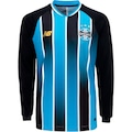 Camiseta do Grêmio Manga Longa Home 2026 New Balance - Masculina AZUL