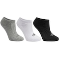 Kit 3 Pares de Meia Cano Invisível Olympikus Esportiva Atoalhada Feminina CINZA