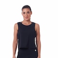 Regata Cropped Feminina BT SND Fitness PRETO
