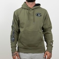 Moletom Capuz Masculino Champion Powerblend Graphic VERDE ESCURO