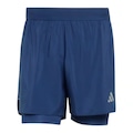 Shorts adidas 2 em 1 Run Essentials - Masculino AZUL
