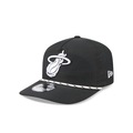 Boné Unissex New Era 19TWENTY Miami Heat NBA Aba Curva PRETO