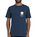 Camiseta Hurley New Flower - Masculina AZUL ESCURO