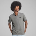 Camiseta Polo Masculina Ess No 1 Pique Puma CINZA