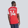 Camisa Arsenal Home 2026 14 Gyökeres adidas Masculina VERMELHO