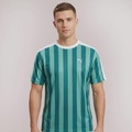 Camiseta Ess Relaxad Striped Football Jersey Puma Masculina VERDE