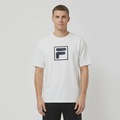 Camiseta Masculina Over Play To Win Graphic Fila BRANCO