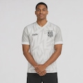 Camisa Ponte Preta Aquecimento Atleta 2025 Diadora Masculina BRANCO