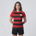 Camisa do Flamengo Manto FutFanatics Feminina VERMELHO