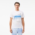 Camiseta Masculina Tennis x de Daniil Medvedev Lacoste BRANCO