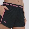 Shorts Feminino Tech Play Up Sports Under Armour PRETO