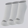Kit Meia Cano Invisível Tripack Olympikus BRANCO