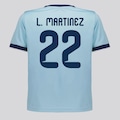 Camisa Argentina Lanes 22 L. Martinez FutFanatics Infantil AZUL