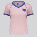 Camisa do Cruzeiro Dry FutFanatics Feminina ROSA