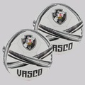 Kit 2 Bola de Campo Vasco Estádios 24 FutFanatics BRANCO
