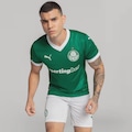 Camisa do Palmeiras I 2025 Jogador Com Patrocínio Puma Masculina VERDE