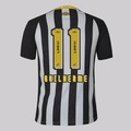 Camisa do Santos II 2025 11 Guilherme Umbro Masculina PRETO