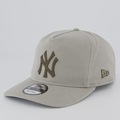 Boné Aba Curva New Era MLB New York Yankees Washed 1920 Unissex BEGE