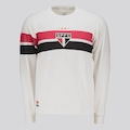 Camisa São Paulo Retrô 2005 Manga Longa FutFanatics Masculina BRANCO