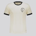 Camisa Corinthians Logo CP Dry I FutFanatics Masculina BRANCO