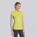 Camiseta Feminina 3 Listras SJ adidas AMARELO