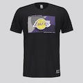 Camiseta NBA Los Angeles Lakers Logo FutFanatics Masculina PRETO