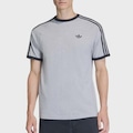 Camiseta Adidas 3 Stripes Medium Grey Masculina CINZA