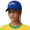 Boné Brasil Jordan Club Aba Curva Unissex AZUL CLA/BRANCO