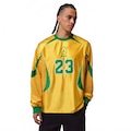 Camiseta Brasil Jordan Manga Longa Goalie Masculina AMARELO/VERDE