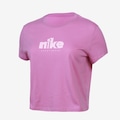 Camiseta Nike Sportswear Club Feminina ROSA/BRANCO