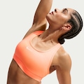 Top Nike Swoosh Feminino LARANJA/BRANCO