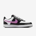 Tênis Feminino Nike Court Vision Low Next Nature PRETO/ROXO