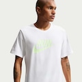 Camiseta Dri-FIT Nike Run Swoosh Masculina BRANCO/AMARELO
