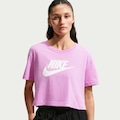 Camiseta Nike Essential Feminina ROSA/BRANCO