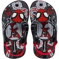 Sandália de Dedo Ipanema Infantil Spidey Animado Menino PRETO/VERMELHO