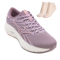 Tênis Feminino Mizuno LR Jet 8 e Meia MZ26 LILAS
