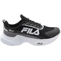 Tênis Infantil Esportivo Fila Progress Lite Running Menino PRETO