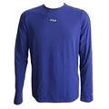 Camiseta Manga Longa Fila Sun Protect Breezy - Masculina AZUL