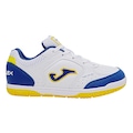Chuteira Futsal Infantil Joma Top Flex BRANCO/AMARELO