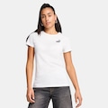 Camiseta Puma Feminina Essentials Small Logo - Feminina BRANCO