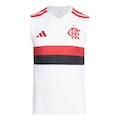 Camisa Sem Mangas II CR Flamengo 26 adidas Masculino BRANCO
