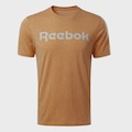 Camiseta Reebok Classic linear - Masculina MARROM CLARO