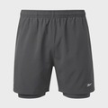 Short Reebok 2N1 5 Agile - Masculina CINZA ESCURO