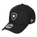 Boné do Botafogo Unissex New Era 9Forty Aba Curva PRETO