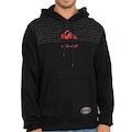 Blusão de Moletom com Capuz Quiksilver Canguru Emb Quik Thoughts - Masculino PRETO