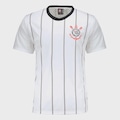 Camiseta Braziline Corinthians Povo Masculina BRANCO