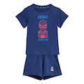 Conjunto adidas Marvel Home-Aranha Infantil AZUL ESC/BRANCO