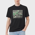 Camiseta Lacoste Estampada TH1446 Masculina PRETO
